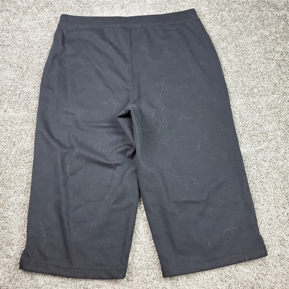 Woman Within Black Cropped Lounge Pant 16W - Picture 3 of 3